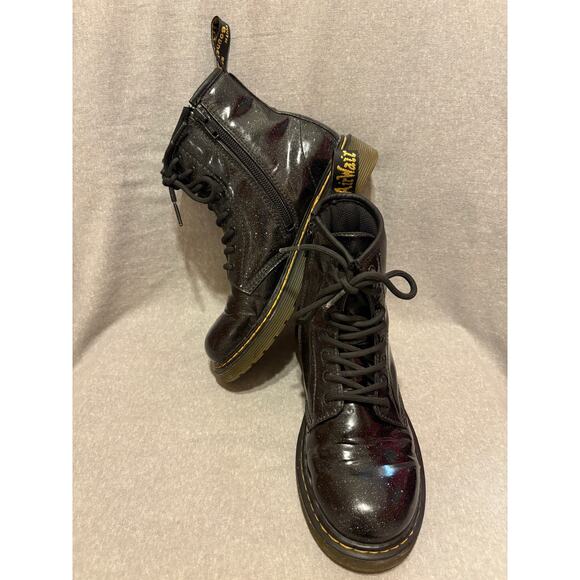 Dr. Martens 1460 Glitter J Youth Size 3 Side Zip or Lace Up - Picture 9 of 10
